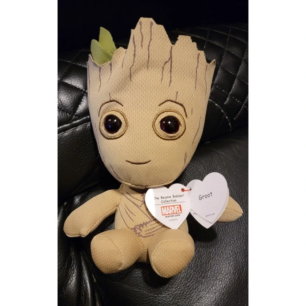 Ty Beanie Babies Marvel Guardians Of The Galaxy Baby Groot 7 inch Stuffed Animal